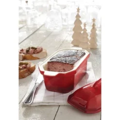 Terrine En Céramique émaillée 20,5 Cm Rouge -Cuisine Boutique 059124 4 4 Terrine en ceramique emaillee 20 5 cm rouge Mathon