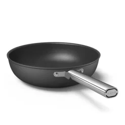 Smeg Wok Aluminium Antiadhésif 30 Cm Noir Mat -Cuisine Boutique 133005 2 4 Wok aluminium antiadhesif 30 cm noir mat Smeg