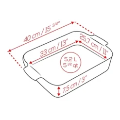 Peugeot Plat Four Rectangulaire Céramique écru 40 Cm -Cuisine Boutique 201168 2 2 Plat four rectangulaire ceramique ecru 40 cm Peugeot