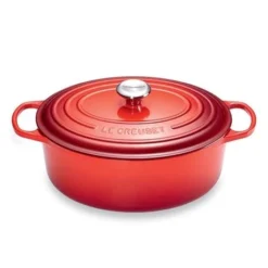Le Creuset Cocotte Fonte Ovale Cerise 31 Cm