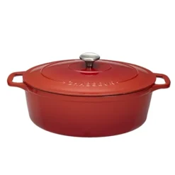 Cocotte Sublime Fonte Ovale 5 L 29 Cm Rubis