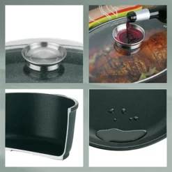 Cocotte à Braiser En Fonte D'aluminium Kerros 8 L -Cuisine Boutique 22302 3 2 Cocotte a braiser en fonte d aluminium Kerros 8 L Kela