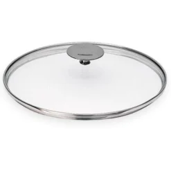 Couvercle Verre Cristel Platine 18 Cm