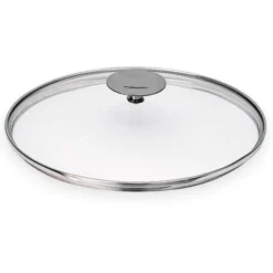 Couvercle Verre Cristel Platine 22 Cm