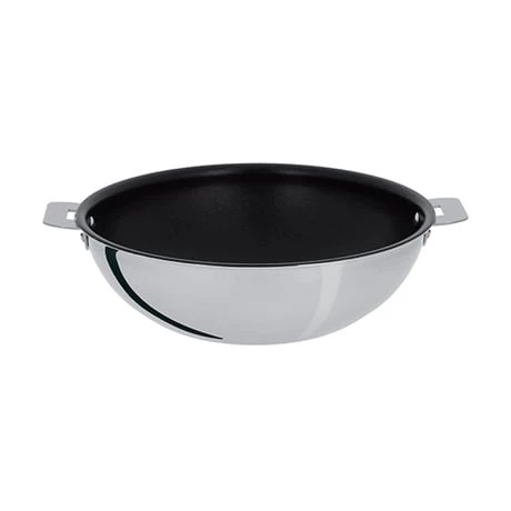 Wok Inox Revêtu Casteline 28 Cm 1 Wok Inox Revêtu Casteline 28 Cm