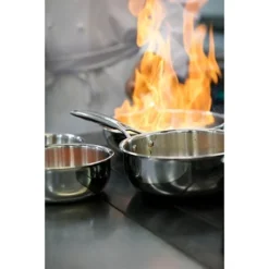 Casserole Inox Castel'Pro 18 Cm -Cuisine Boutique 274061 4 3 Casserole inox Castel Pro 18 cm Cristel