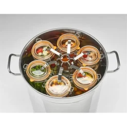 Bouilleur Inox 12 Bocaux 37L -Cuisine Boutique 276017 2 1 Bouilleur inox 12 bocaux 37L Guillouard
