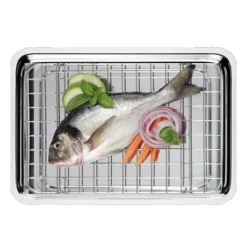 Produits populaires -Cuisine Boutique 278034 1 1 Plat a four Smart Grill 36 x 25 cm avec grille Inoxriv