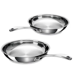 BEKA Lot De 2 Poêles Inox 20 Et 26 Cm Chef