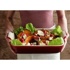 Le Creuset Plat Rectangulaire Céramique 26 Cm Cerise -Cuisine Boutique 301015 2 3 Plat rectangulaire ceramique 26 cm Cerise Le Creuset