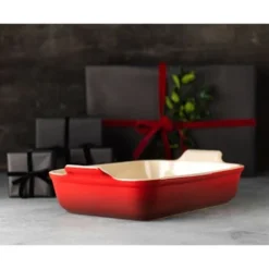 Le Creuset Plat Rectangulaire Céramique 26 Cm Cerise -Cuisine Boutique 301015 3 3 Plat rectangulaire ceramique 26 cm Cerise Le Creuset