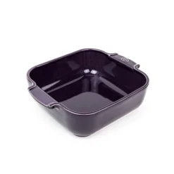 Peugeot Plat Carré En Céramique Appolia 21 Cm Aubergine