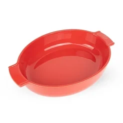 Peugeot Plat à Four Ovale Appolia 40 Cm Rouge