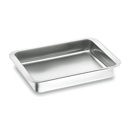 Plat à Four Inox 40 X 28 Cm 1 Plat à Four Inox 40 X 28 Cm
