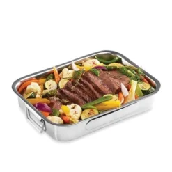 Plat à Four Rectangulaire Inox 35 Cm -Cuisine Boutique 37111 2 3 Plat a four rectangulaire inox 35 cm Baumalu