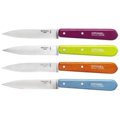 Opinel Coffret 4 Couteaux Office N°112 Lame Inox 10 Cm 4 Coloris