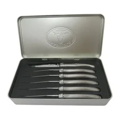 Coffret 6 Couteaux à Steak Laguiole Inox