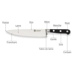 Couteau Chef Les Spécialistes 25 Cm -Cuisine Boutique 47594 2 3 Couteau chef Les Specialistes 25 cm Mathon