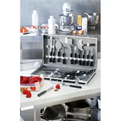 Valise Du Cuisinier 22 Pièces -Cuisine Boutique 47701 4 2 Valise du cuisinier 22 pieces Pradel Excellence