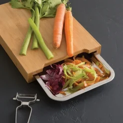 Planche à Découper Bambou 34 Cm Avec Bac Amovible Inox 8 Planche à Découper Bambou 34 Cm Avec Bac Amovible Inox -Cuisine Boutique 481016 3 4 Planche a decouper bambou 34 cm avec bac amovible inox Mathon