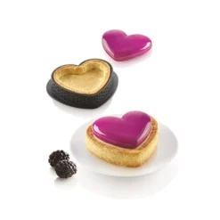 Silikomart Kit 6 Mini Tarte En Silicone Petit Amour