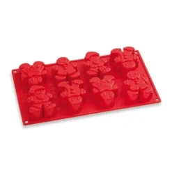 Plaque Silicone Gingerman 8 Personnages