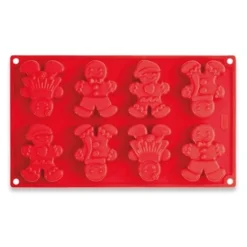 Plaque Silicone Gingerman 8 Personnages -Cuisine Boutique 511049 2 3 Plaque silicone Gingerman 8 personnages