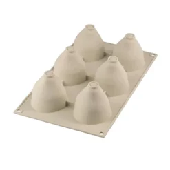 Silikomart Moule Silicone 3D 6 Mini Gâteaux Fraise -Cuisine Boutique 511122 2 2 Moule silicone 3D 6 mini gateaux fraise Silikomart