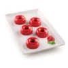 Silikomart Moule 15 Mini Donuts Silicone Platinum