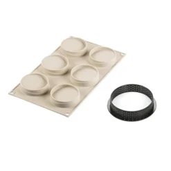 Silikomart Moule 3D Kit 6 Mini Tartes Glam -Cuisine Boutique 511140 2 1 Moule 3D Kit 6 mini tartes Glam Silikomart