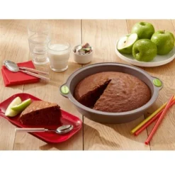 Rigiflex Moule à Manqué En Silicone Structure Acier 24 Cm -Cuisine Boutique 512176 2 1 Rigiflex Moule a manque en silicone structure acier 24 cm Mathon