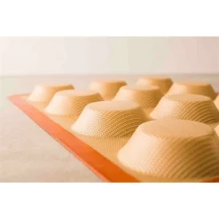Plaque De 12 Empreintes Tartelettes -Cuisine Boutique 512188 2 2 Plaque de 12 empreintes tartelettes Silpat