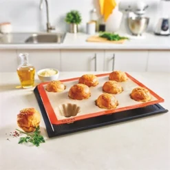 Plaque De 8 Empreintes à Briochettes -Cuisine Boutique 512242 3 3 Plaque de 8 empreintes a briochettes Silpat