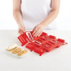 Lekue Kit Mini Bûches Rondes Silicone Platinium -Cuisine Boutique 51452 3 4 Kit mini buches rondes silicone platinium Lekue