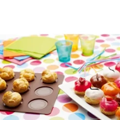 Lot 2 Flexi'plaques Silicone 8 éclairs Et 12 Choux -Cuisine Boutique 519056 2 2 Lot 2 Flexi plaques silicone 8 eclairs et 12 choux Mathon