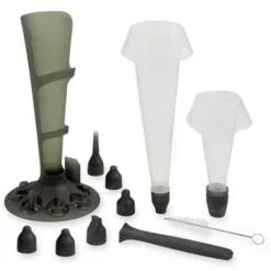 Lot Set Poche à Douille Et Flexi' Plaque 8 éclairs -Cuisine Boutique 519067 4 1 Lot set poche a douille et Flexi plaque 8 eclairs