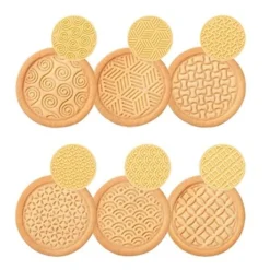 Tampon à Biscuits Art Déco 6 Décors Delicia -Cuisine Boutique 52010 2 1 Tampon a biscuits art deco 6 decors Delicia