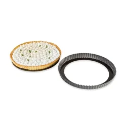 Moule à Tarte Amovible Acier Revêtu Anti-adhérent Bords Cannelés 28 Cm -Cuisine Boutique 54102 2 2 Moule a tarte amovible acier revetu anti adherent bords canneles 28 cm Mathon