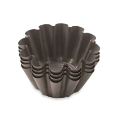 Set 4 Moules Briochettes Acier Revêtu 13 Cm -Cuisine Boutique 541094 2 5 Set 4 moules briochettes acier revetu 13 cm Mathon