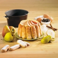 Moule à Charlotte Acier Revêtu Antiadhérent 18 Cm