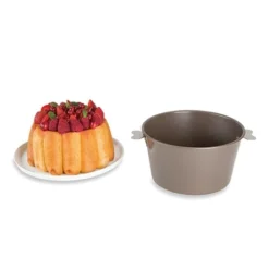 Moule à Charlotte Acier Revêtu Antiadhérent 18 Cm -Cuisine Boutique 54137 3 7 Moule a charlotte acier revetu antiadherent 18 cm Mathon