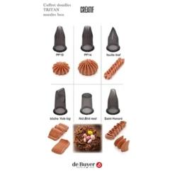 De Buyer Coffret 6 Douilles En Tritan Créatif -Cuisine Boutique 560027 2 1 Coffret 6 douilles en Tritan Creatif De Buyer