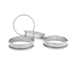 Set De 4 Cercles à Tartelette Inox 8 Cm -Cuisine Boutique 573000 4 6 Set de 4 cercles a tartelette inox 8 cm Mathon
