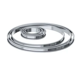 De Buyer Cercle à Tarte Inox Perforé 28 Cm