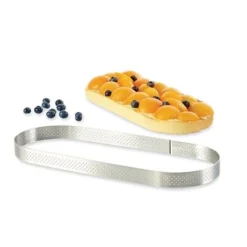 De Buyer Cercle Perforé Oblong 30 X 11 Cm -Cuisine Boutique 573137 2 4 Cercle perfore oblong 30 x 11 cm De Buyer