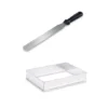 Lot Rectangle à Gâteau Extensible Et Spatule à Gâteaux
