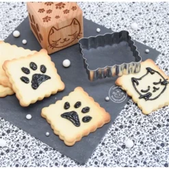 Kit Décoration De Biscuits Chat -Cuisine Boutique 580013 3 1 Kit decoration de biscuits Chat Scrapcooking