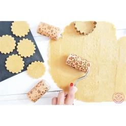 3 Mini Rouleaux Empreintes En Bois Interchangeables -Cuisine Boutique 580018 4 3 3 mini rouleaux empreintes en bois interchangeables Scrapcooking