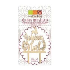 Kit De Décorations De Noël En Bois Pour Bûches Et Gâteaux 6 Kit De Décorations De Noël En Bois Pour Bûches Et Gâteaux -Cuisine Boutique 589000 2 1 Kit de decorations de Noel en bois pour buches et gateaux Scrapcooking