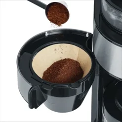 SEVERIN Cafetière Filtre Avec Broyeur 6 Tasses 820 W KA4811 -Cuisine Boutique 700019 3 1 Cafetiere filtre avec broyeur 6 tasses 820 W KA4811 Severin